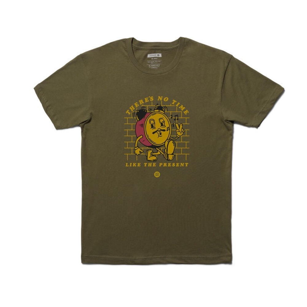 Stance Men’s T-shirt, Green, LARGE